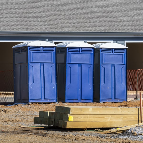 can i customize the exterior of the porta potties with my event logo or branding in Kissee Mills